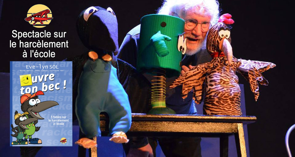 Livre sur l'harcèlement à l'école... son spectacle