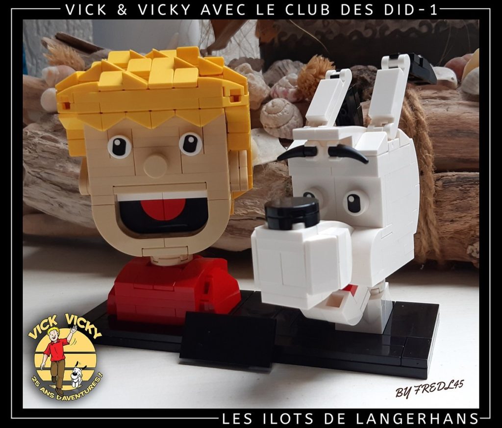 Les héros VICK et VICKY en BRIQUES LEGO