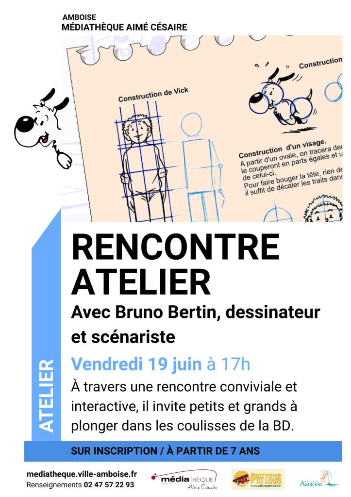 Amboise : Expositions et rencontre - Médiathèque Aimé Césaire